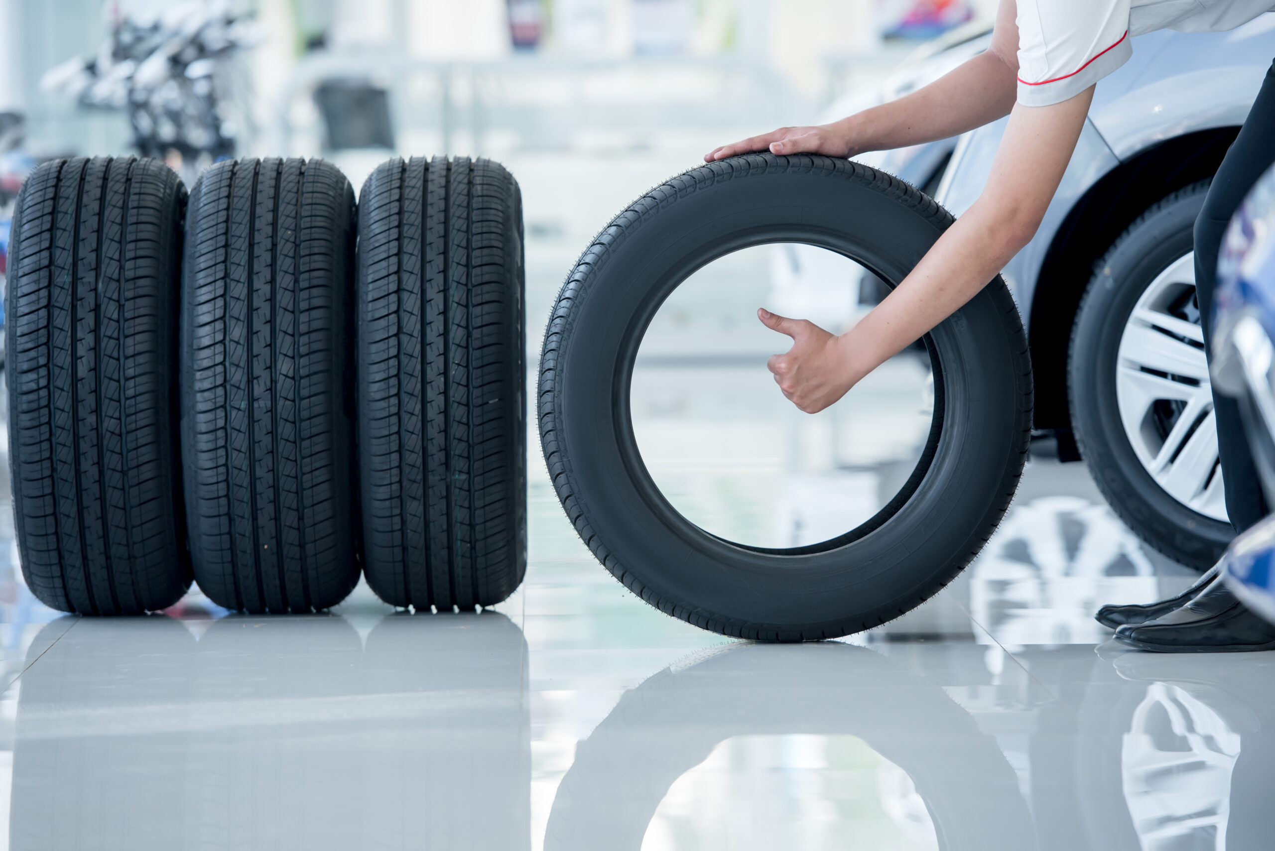4 new tires that change tires auto repair service center