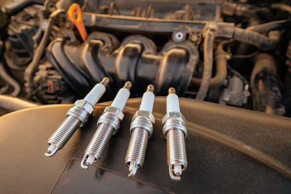 replacing spark plugs in the car