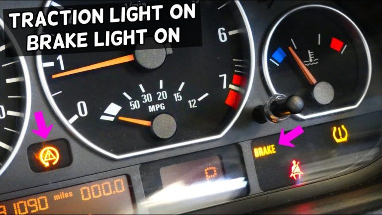Traction Control Light and Brake Light On: Troubleshooting Guide